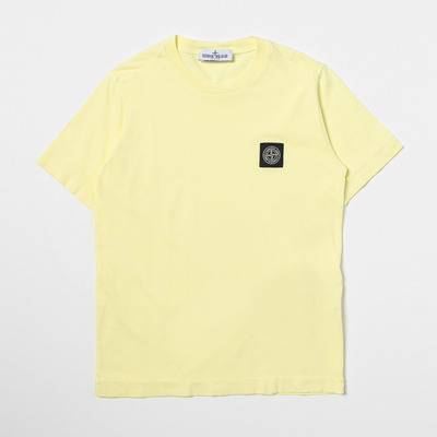 스톤아일랜드 쥬니어 로고패치 티셔츠 레몬 20147 (12,14)